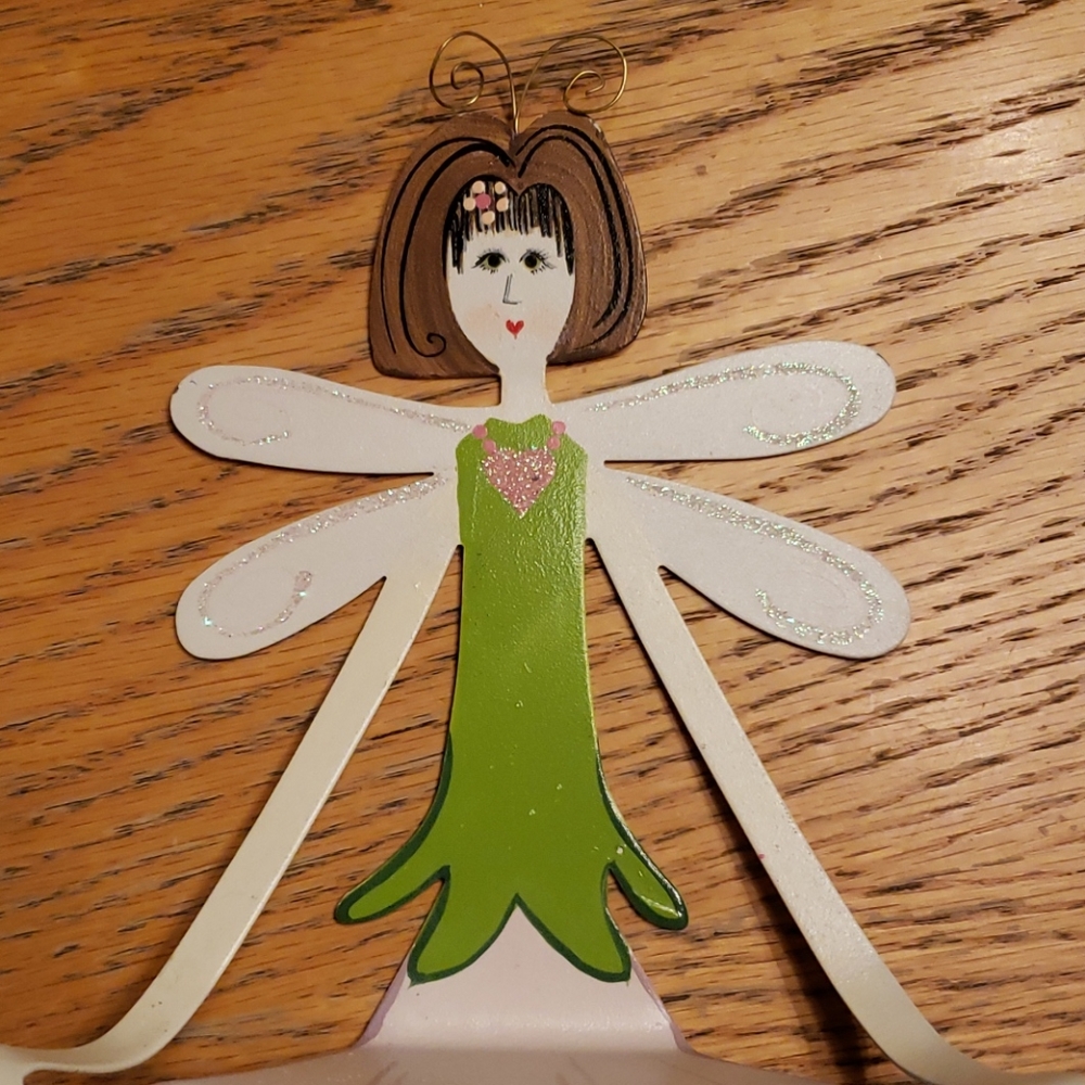 Fairy Ballerina Shelf Metal Decor